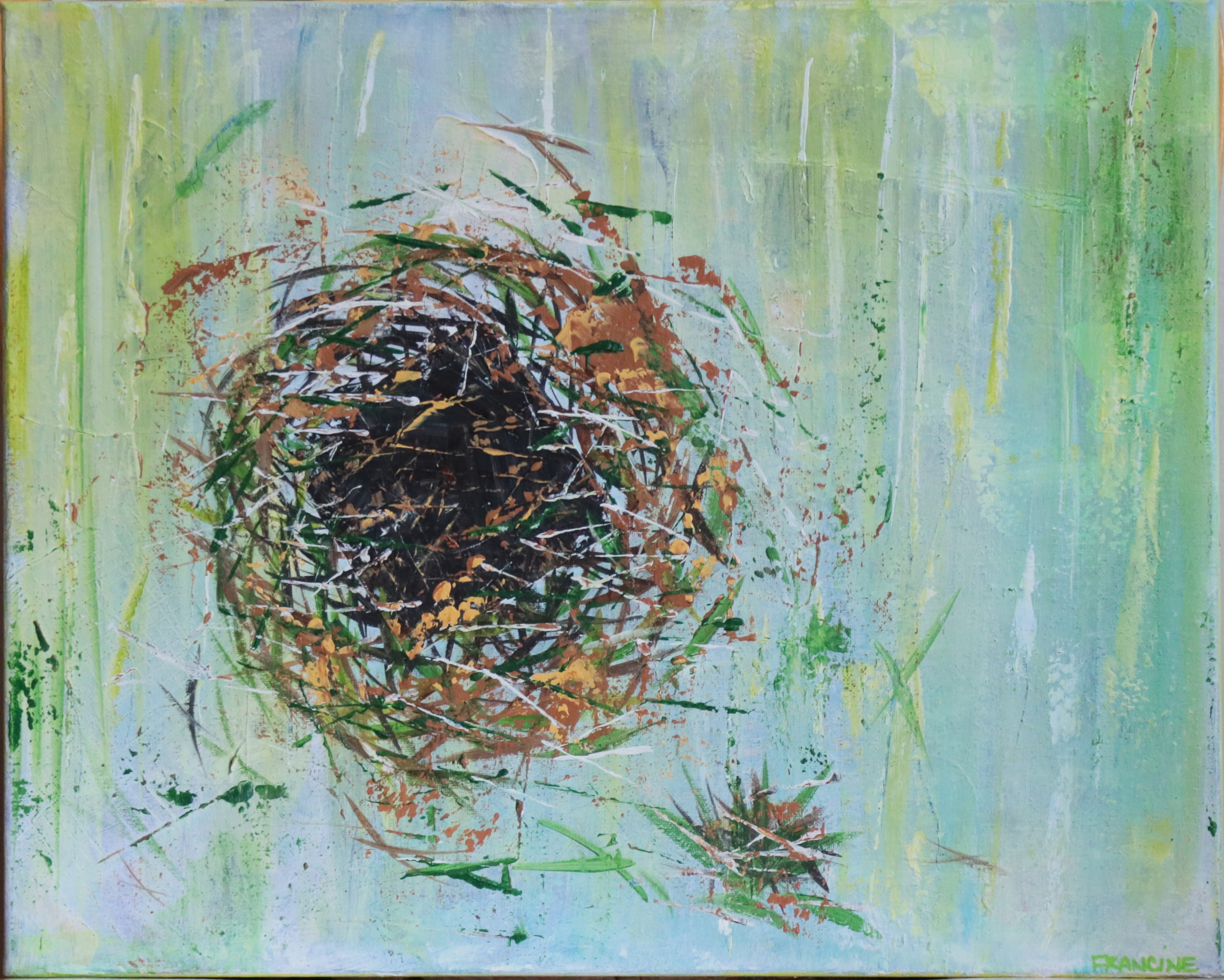 Waiting to Come Home, 20 x 16 acrylic on canvas